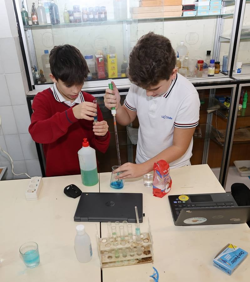 Pequeños científicos en La Salle