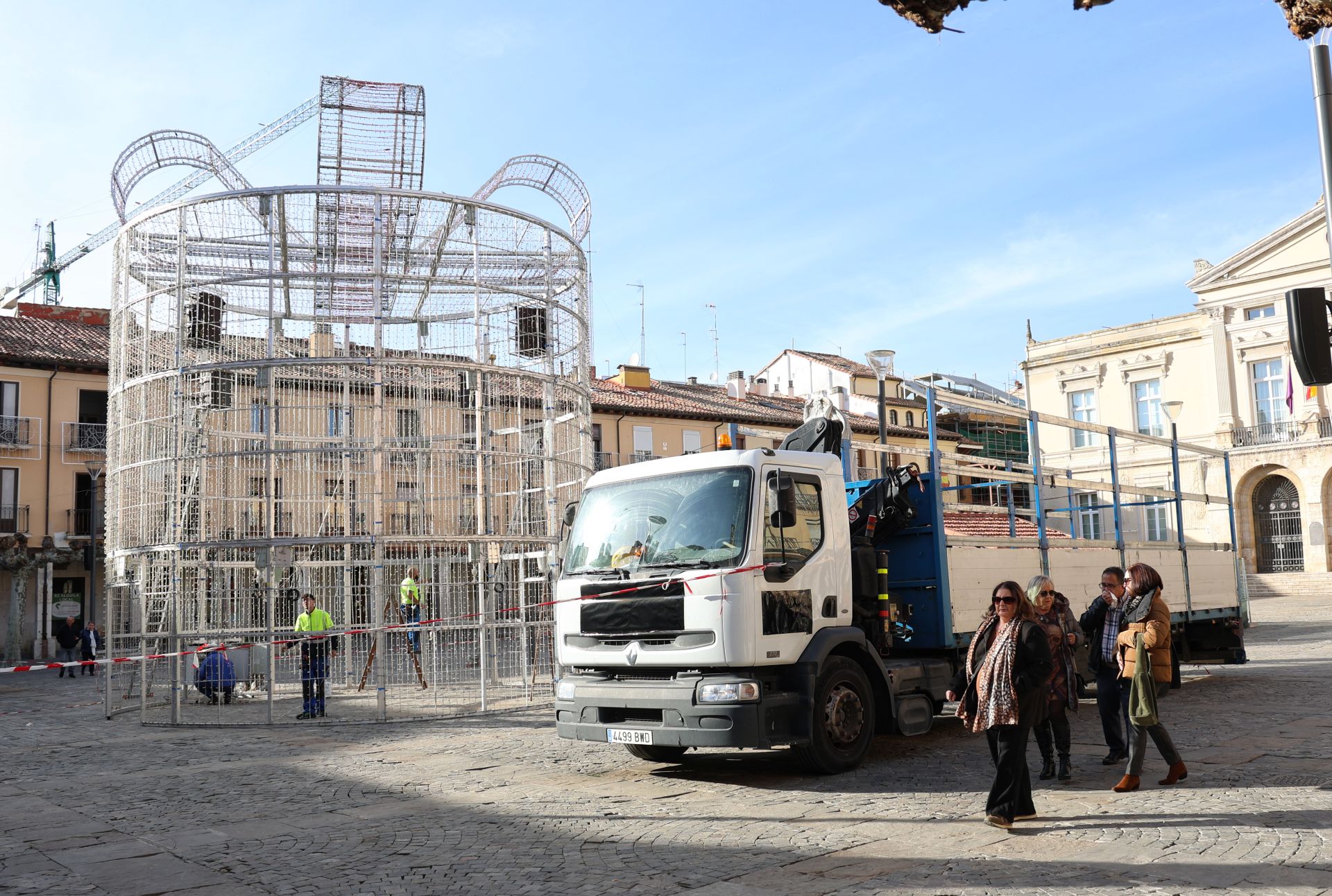 La Navidad asoma por la Plaza Mayor de Palencia