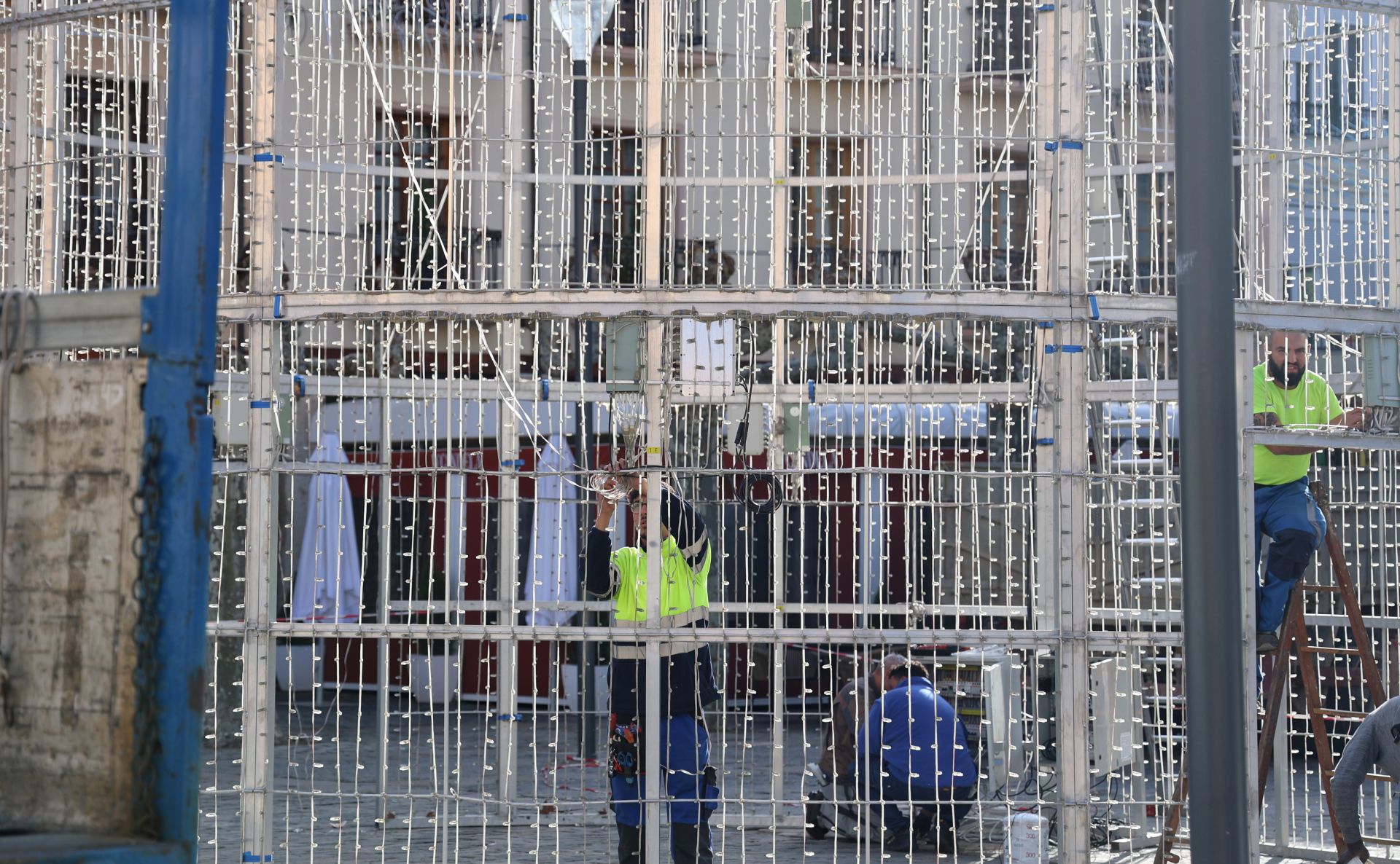 La Navidad asoma por la Plaza Mayor de Palencia