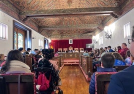 Pleno infantil con los alumnos del IES Jorge Guillén de Villalón.