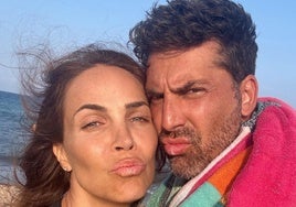 Nerea Garmendia con su pareja, Luis Díaz.