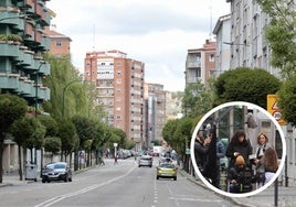 Calle Rondilla de Santa Teresa en Valladolid.