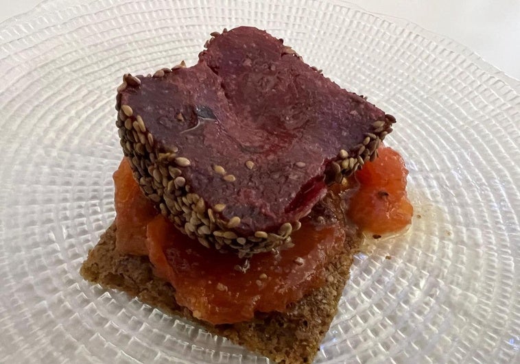 Un plato casero y vegano en un restaurante situado en Duque de Lerma