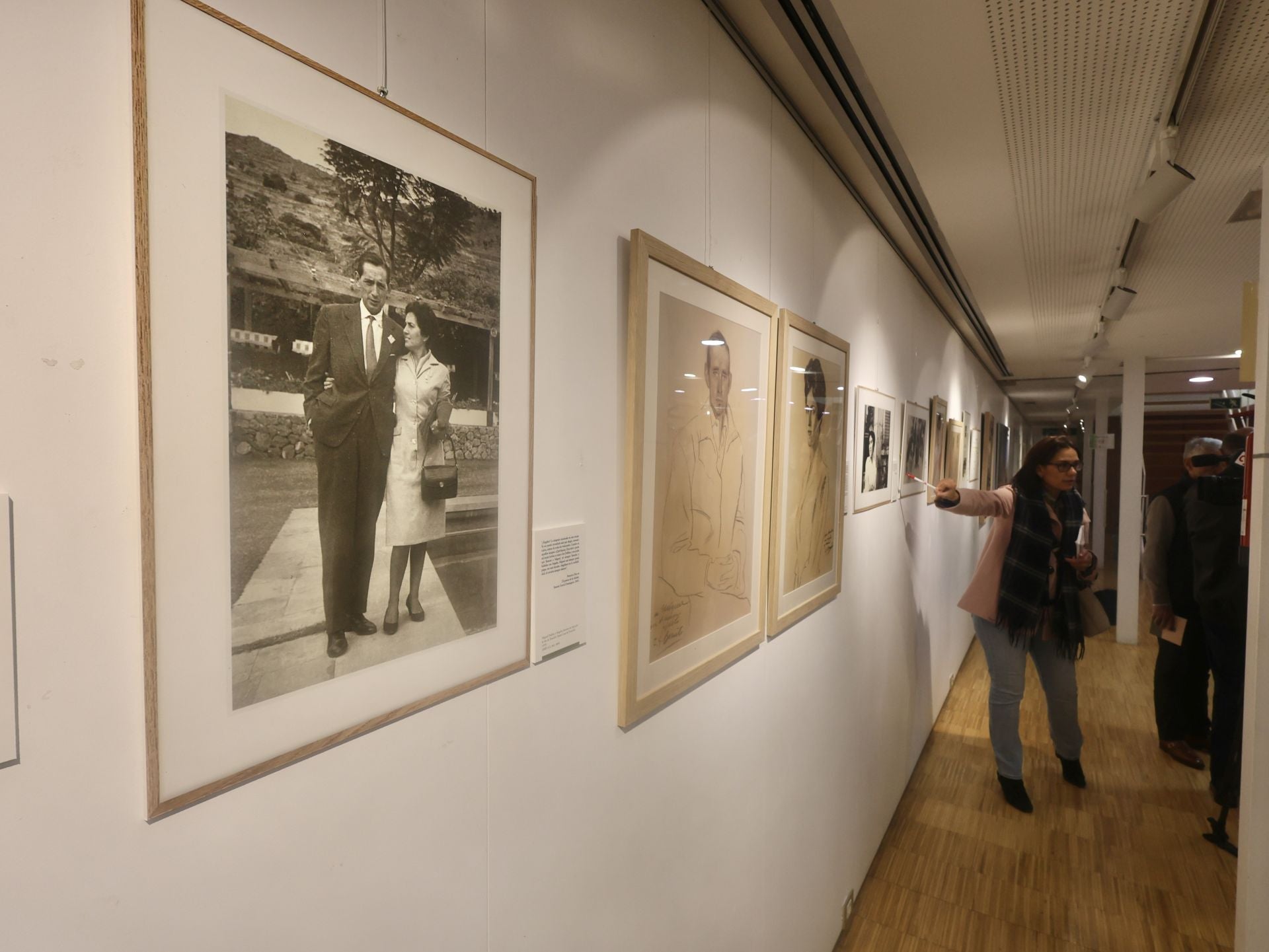 Exposición &#039;Ángeles, el equilibrio de Miguel Delibes&#039;, en el Pabellón de Cristal de Valladolid