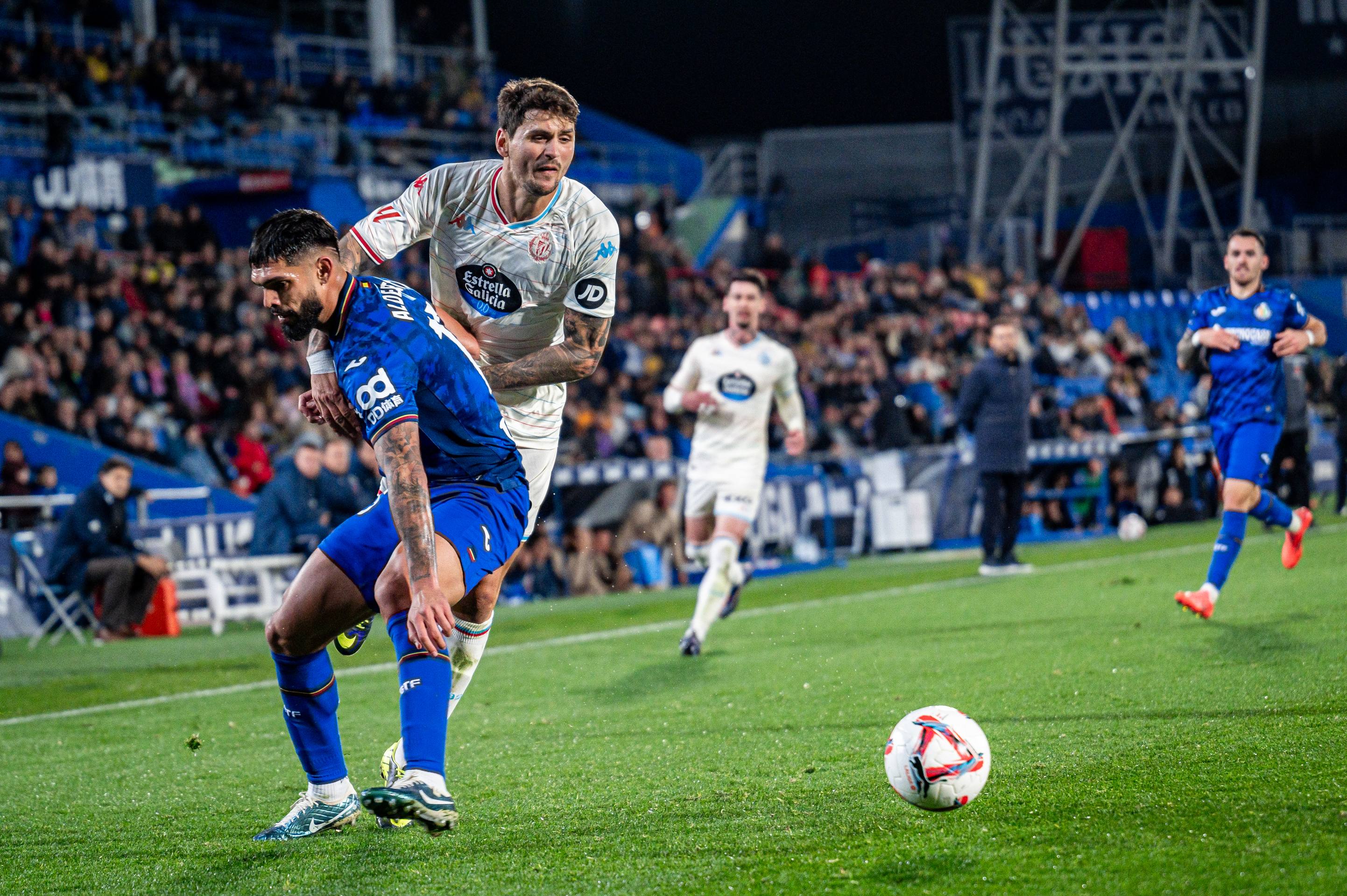 La derrota del Real Valladolid ante el Getafe, en imágenes