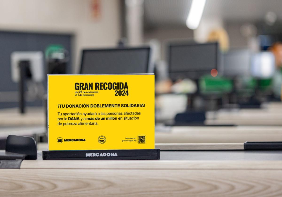 Mercadona se suma a la gran recogida del Banco de Alimentos.