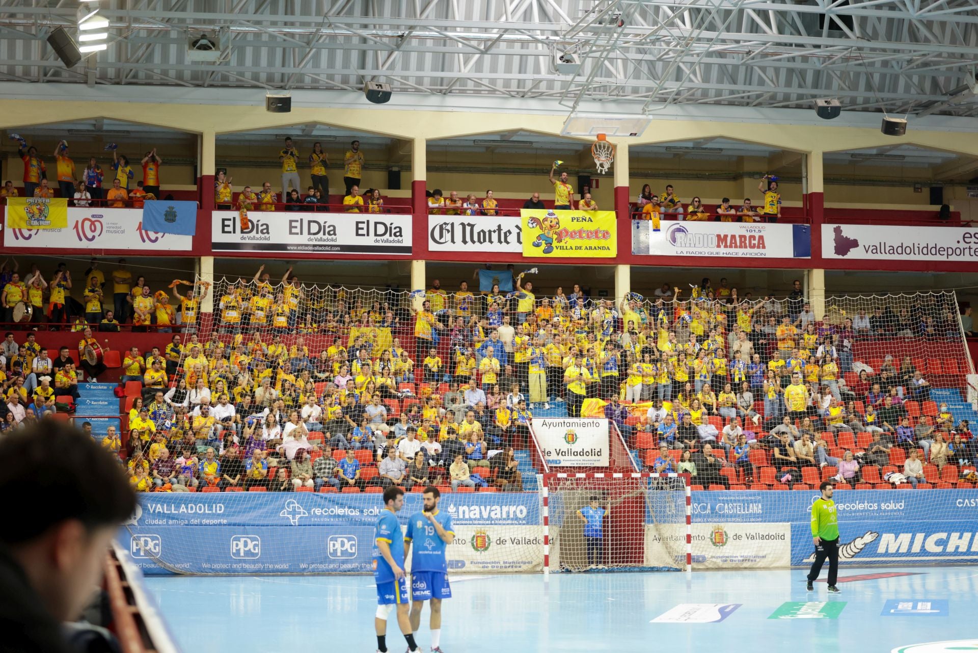 El partido del Recoletas Valladolid y el Tubos Aranda, en imágenes