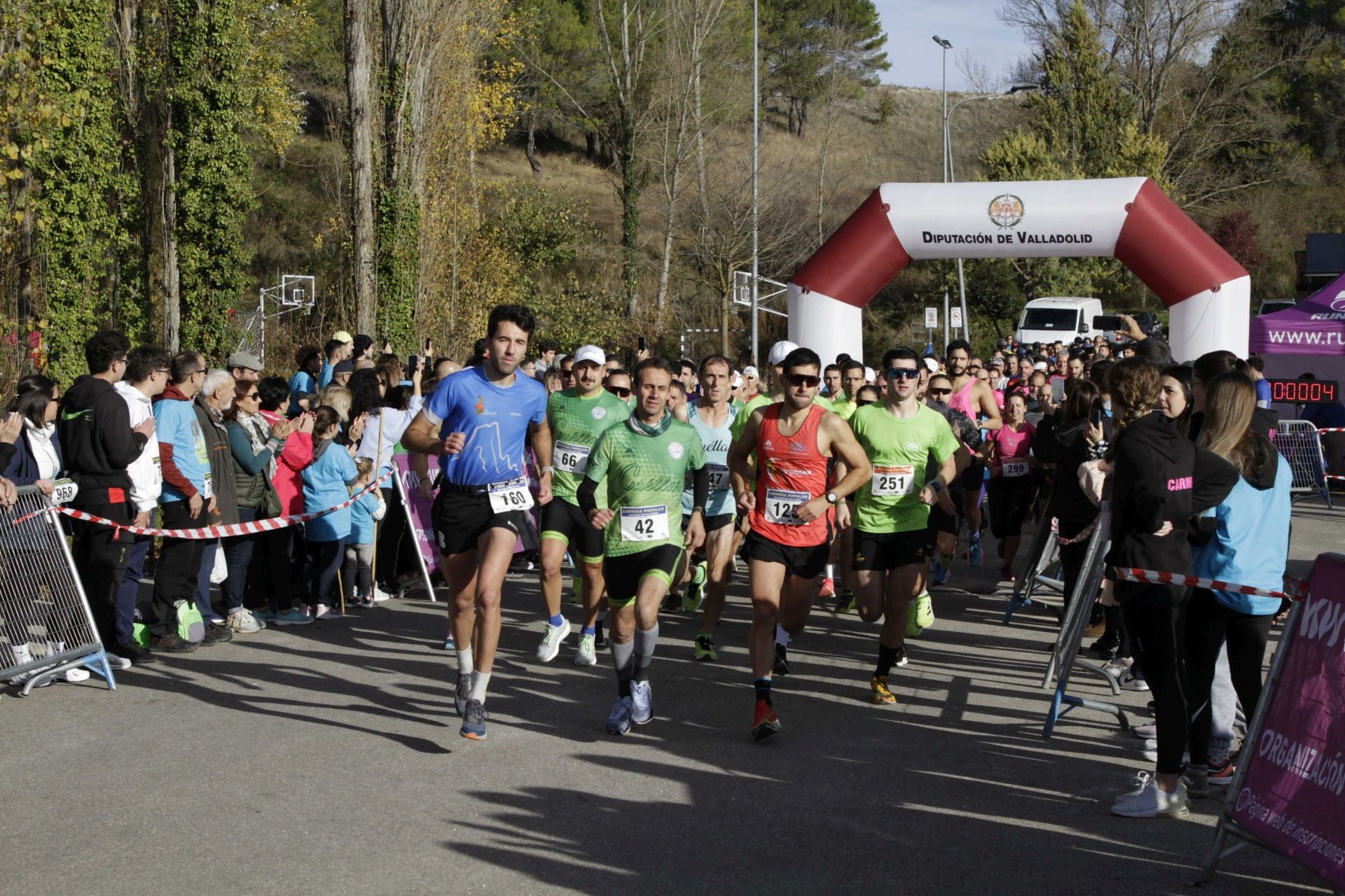 La carrera y marcha solidaria Bahabón, en imágenes