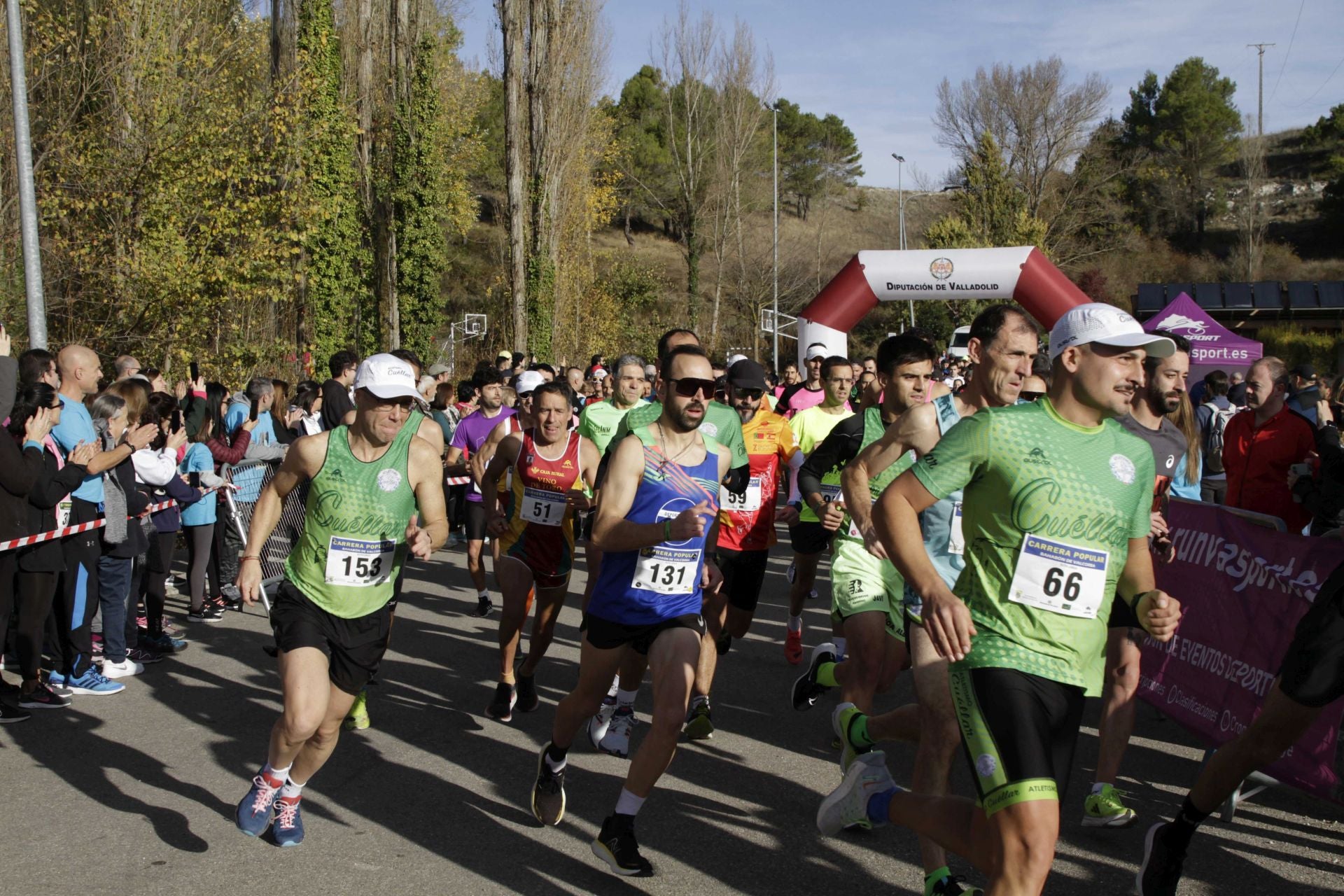 La carrera y marcha solidaria Bahabón, en imágenes