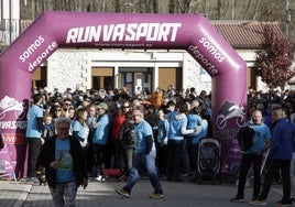 La carrera y marcha solidaria Bahabón, en imágenes