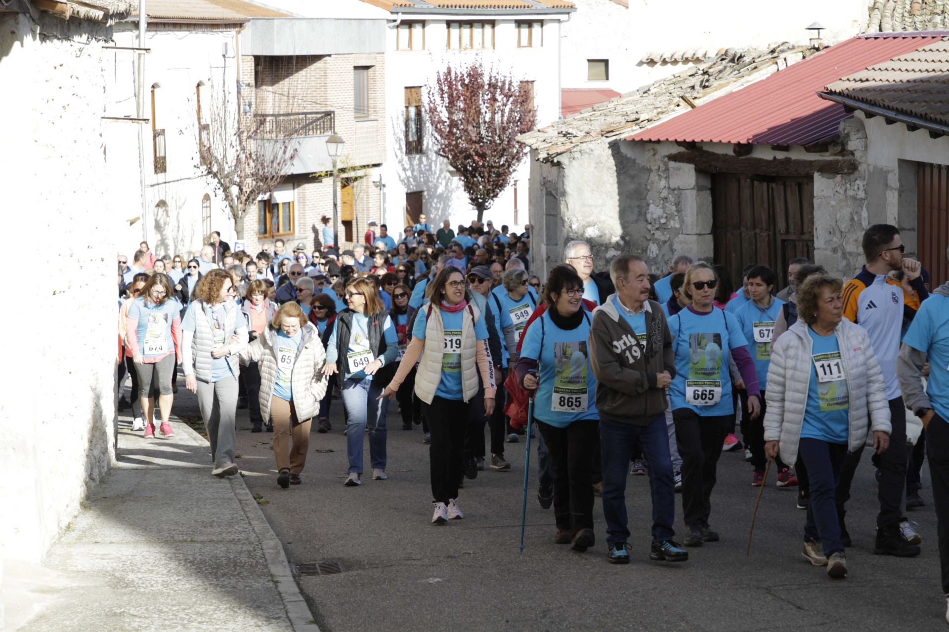 La carrera y marcha solidaria Bahabón, en imágenes