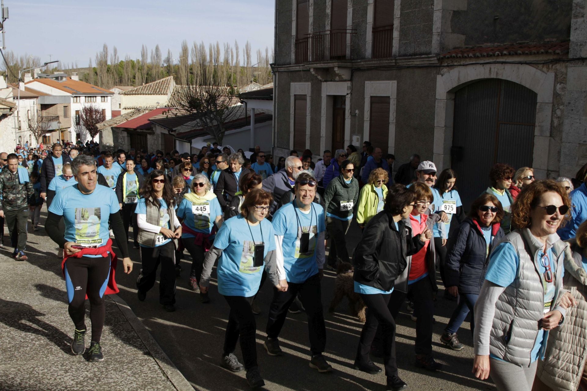 La carrera y marcha solidaria Bahabón, en imágenes