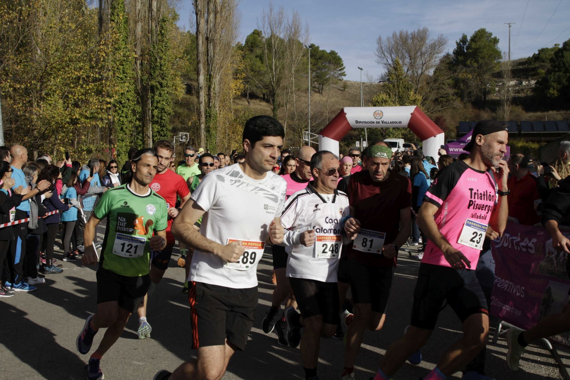 La carrera y marcha solidaria Bahabón, en imágenes