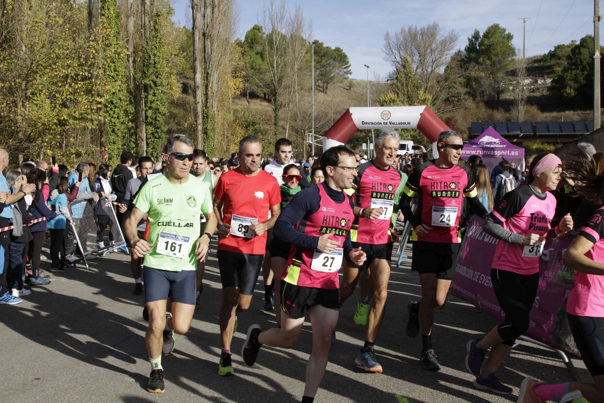 La carrera y marcha solidaria Bahabón, en imágenes