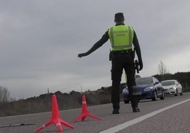 Guardia Civil en un control.