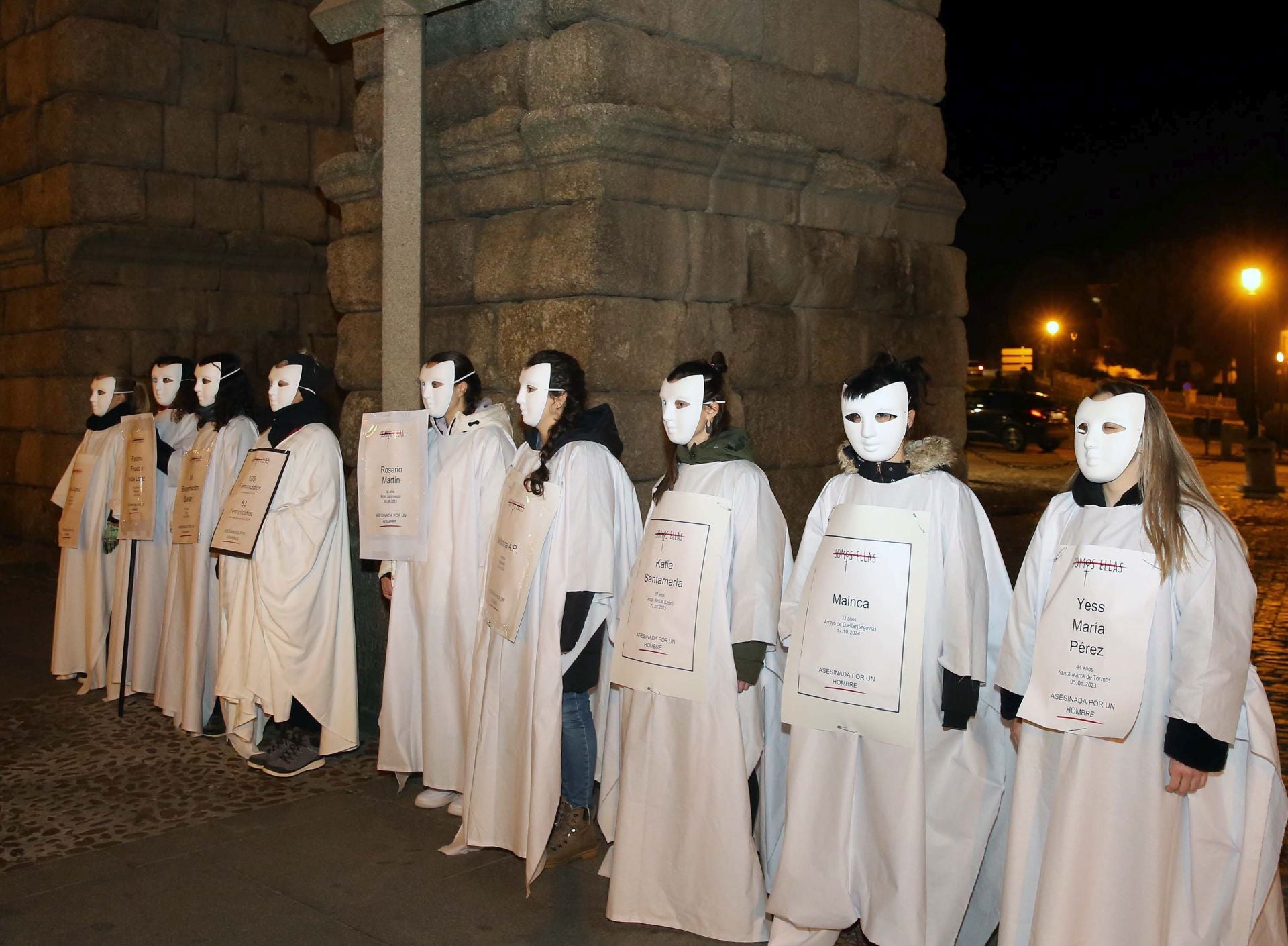 Clamor contra la violencia machista en Segovia