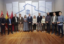 Acto institucional en la Diputación de Valladolid con motivo del Día Internacional de la Eliminación de la Violencia contra la Mujer.