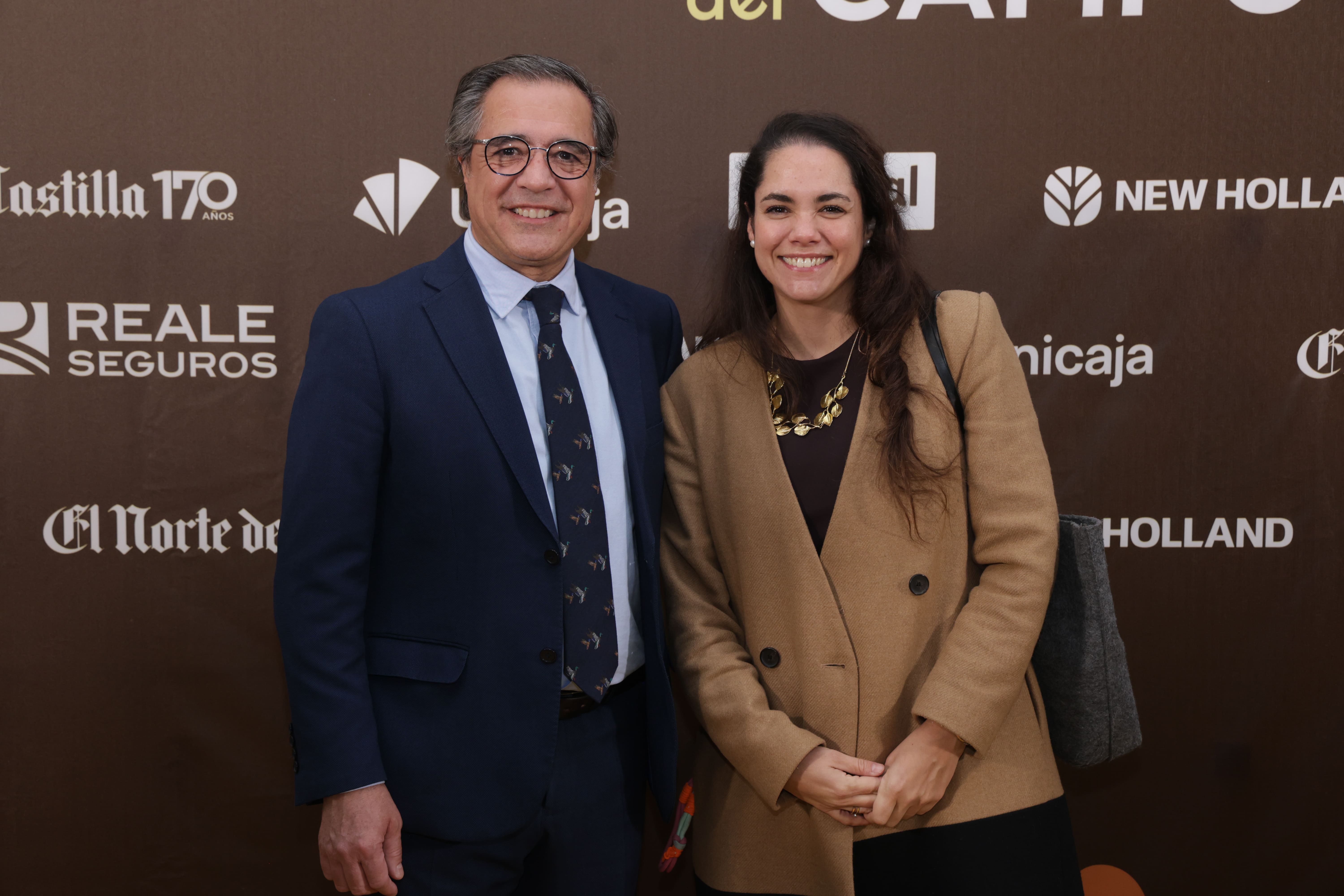 Manuel Salgado (El Norte) y Silvia Tomillo ( Ayuntamiento de Valladolid).