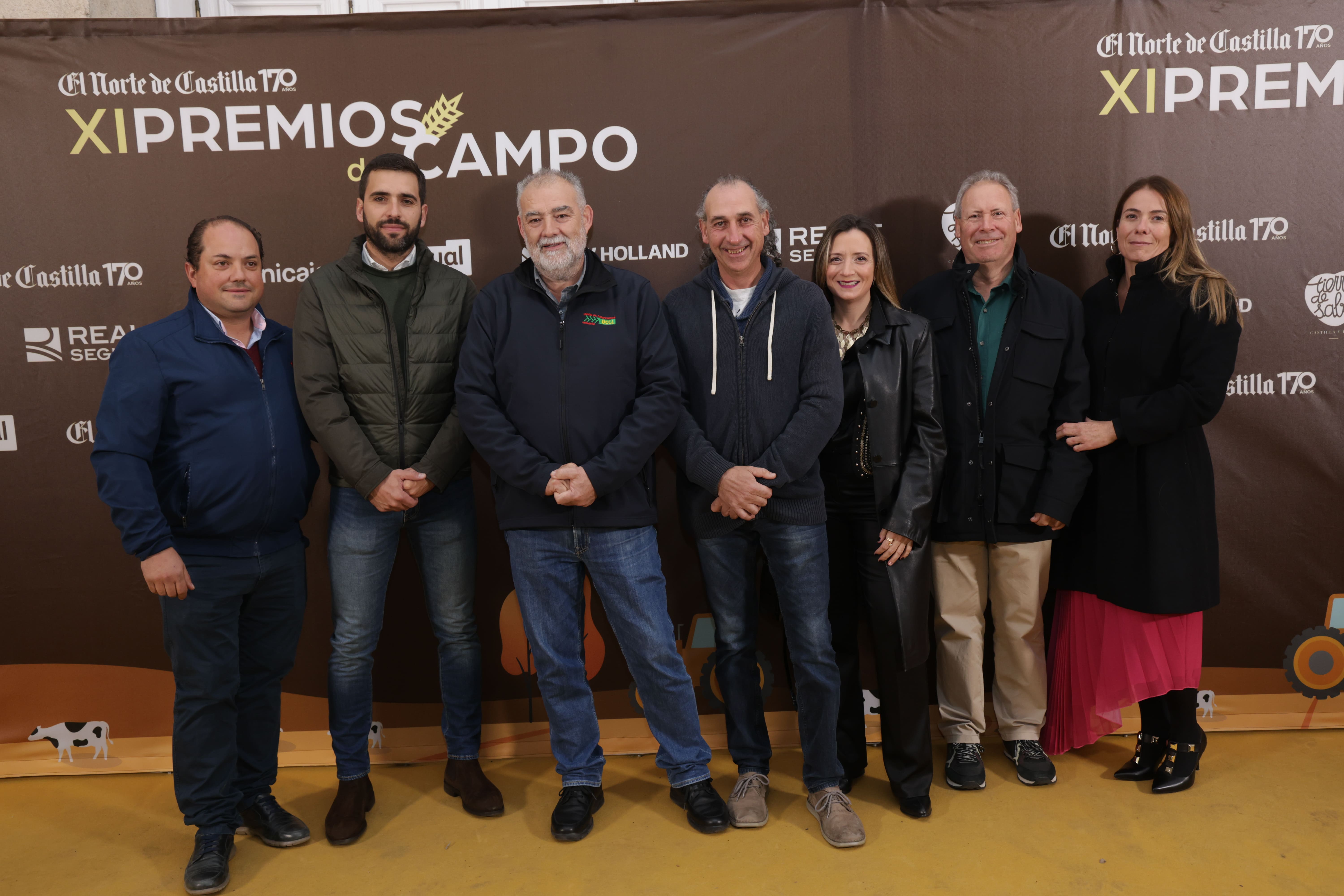 Mauro de la Rosa, Isaac de la Iglesia, Valentín García, Jesús Manuel González Palacín, Cristina de la Peña, Moisés de la Fuente y Aroma Ruiz.