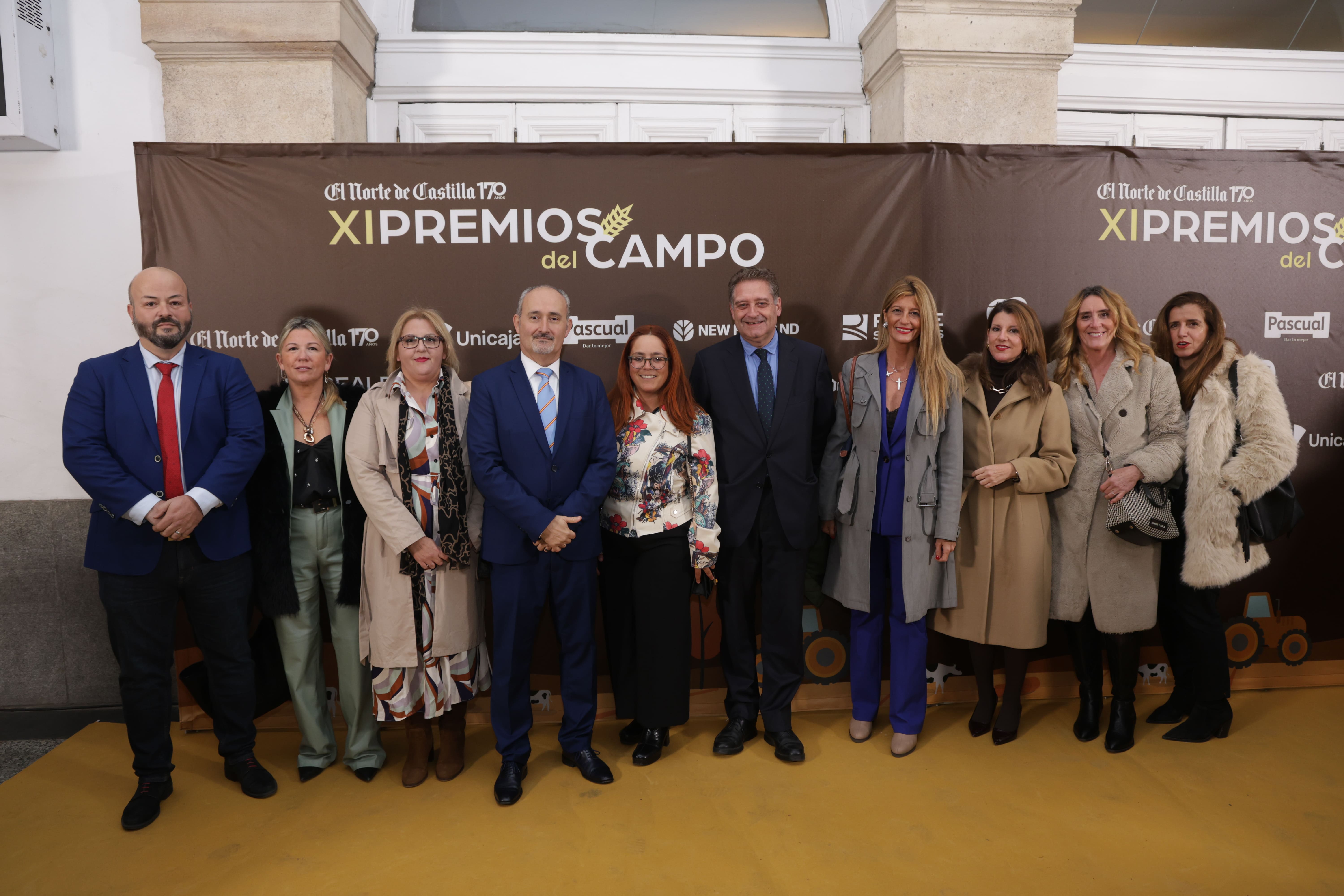 Javier Gómez, María del Huerto, Alberto Cuadrado, Esther Diez, Nazaret Corral, Jesús Jiménez, Fátima Pinacho, Rebeca Arroyo y Astrid Ruiz Moreno.