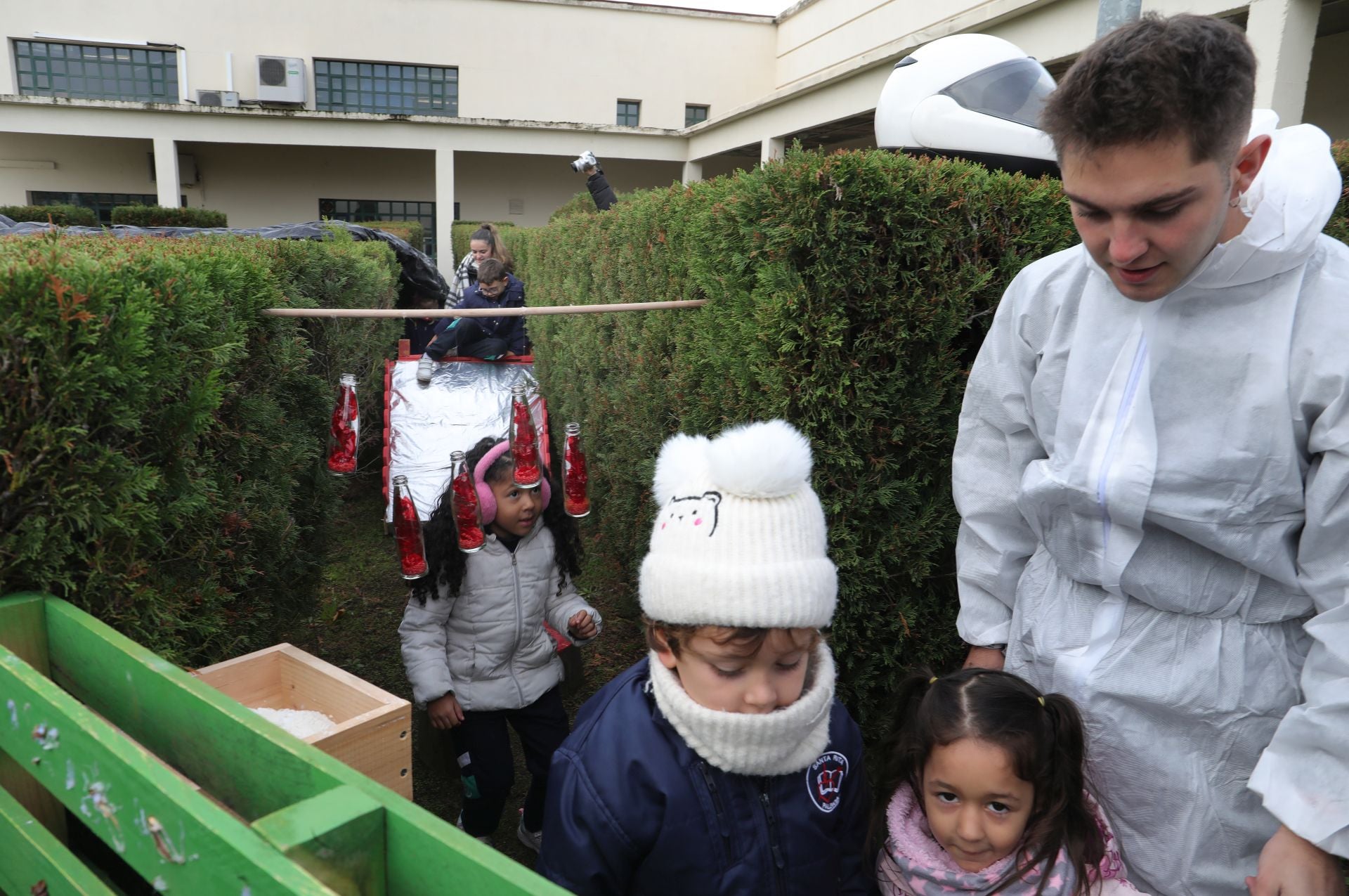 Los más pequeños del Santa Rita, en el campus de Palencia