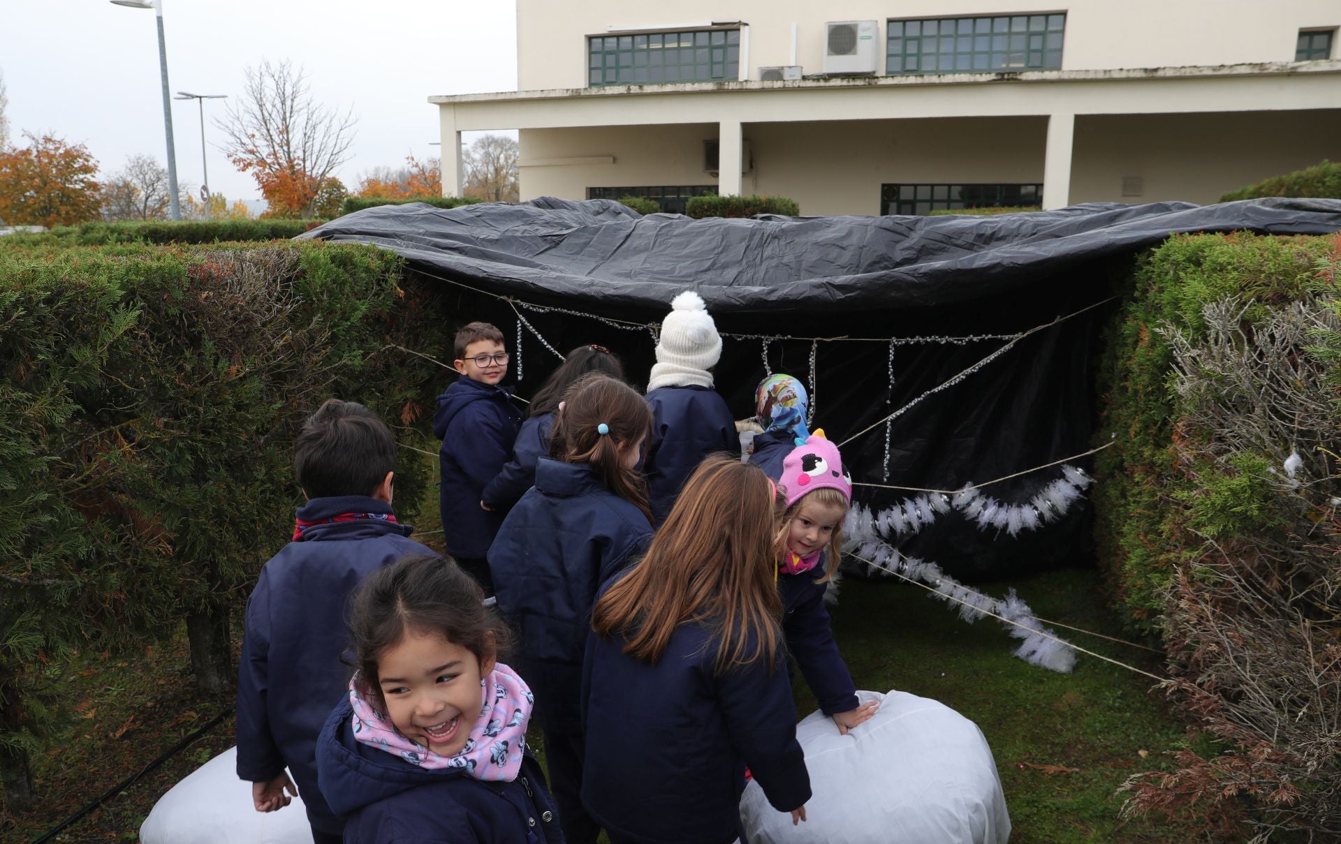 Los más pequeños del Santa Rita, en el campus de Palencia