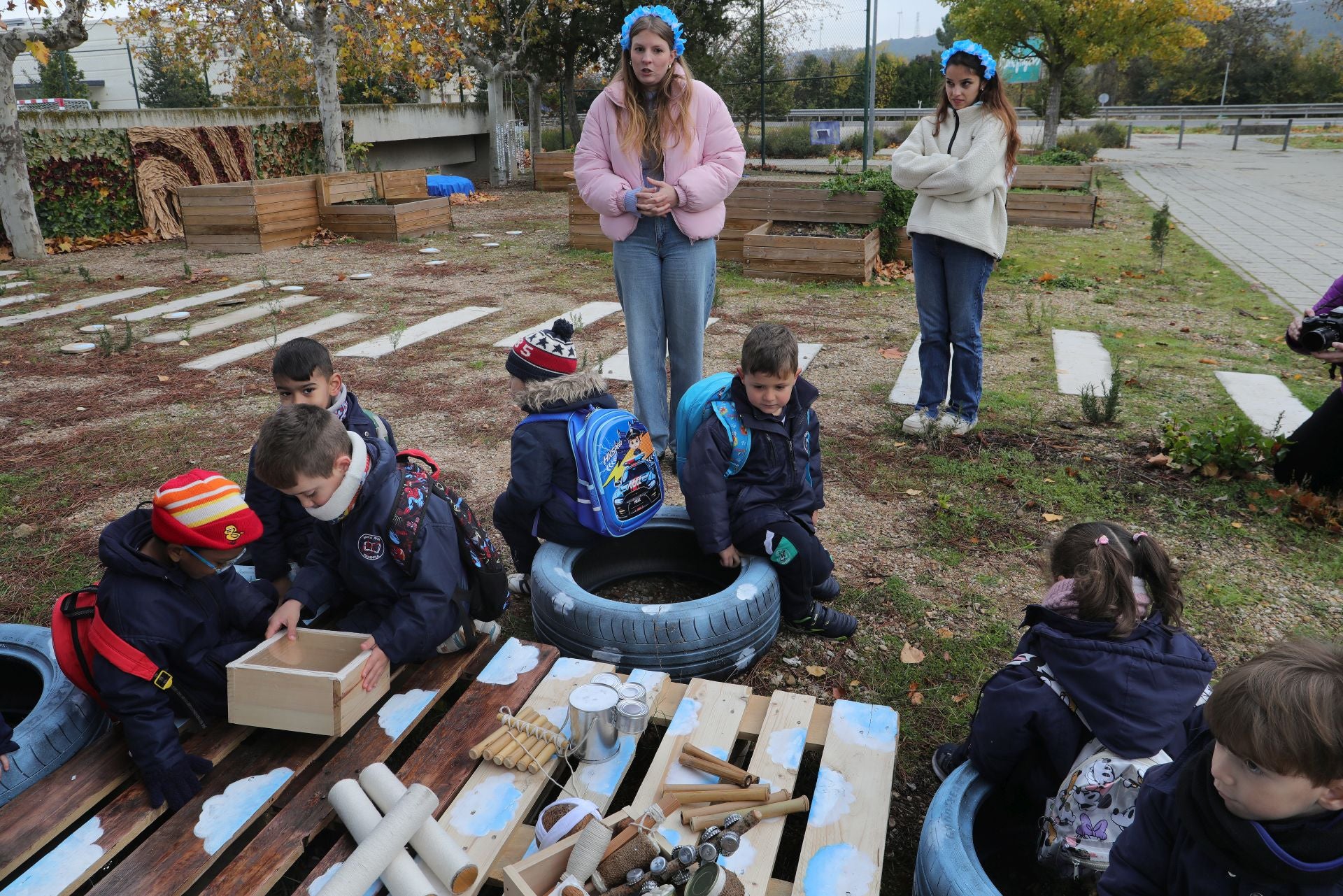 Los más pequeños del Santa Rita, en el campus de Palencia