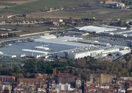 Vista panorámica de la planta de Iveco en Valladolid, ubicada en la carretera de Soria.