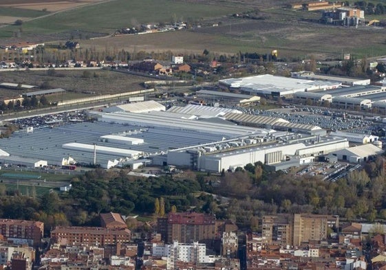 Vista panorámica de la planta de Iveco en Valladolid, ubicada en la carretera de Soria.