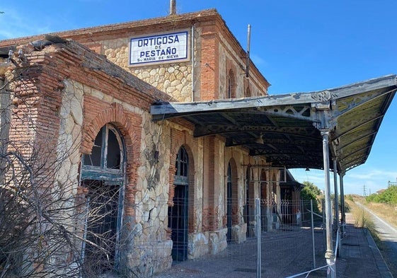 Estado en que se encuentra la estación de Ortigosa de Pestaño.