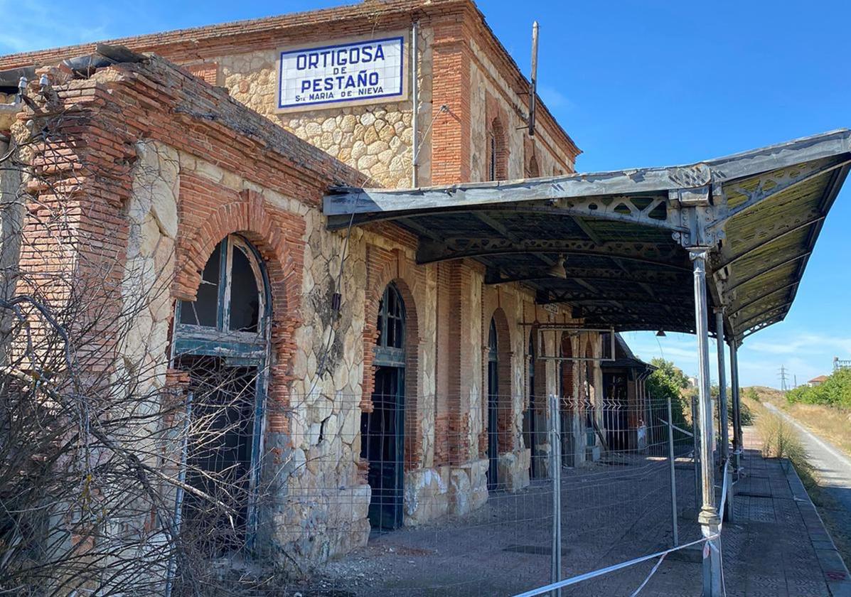 La estación de Ortigosa de Pestaño entra en la lista de patrimonio amenazado