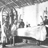 La serrería de los chamorros en la plaza de San Nicolás