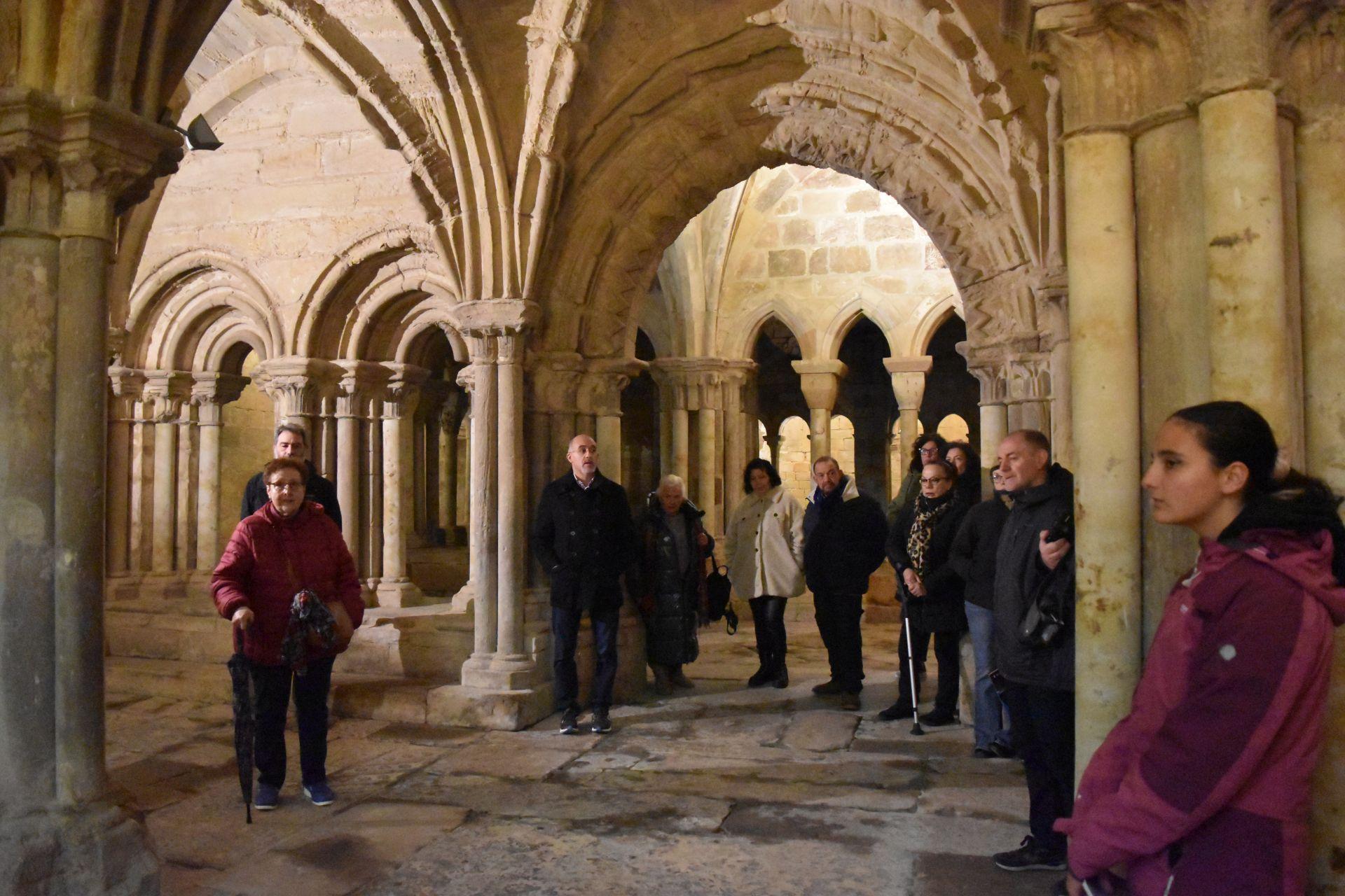 Una visita nocturna por el monasterio de Aguilar