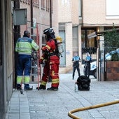 Susto en el pasaje Los Soldados de Palencia por un escape de gas