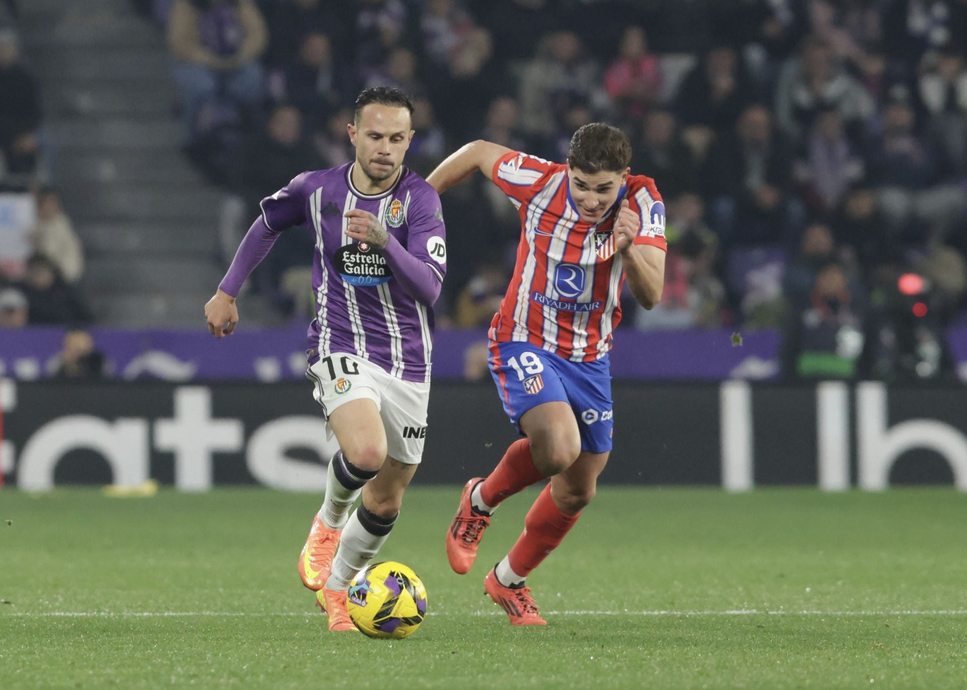 La derrota del Real Valladolid frente al Atlético de Madrid, en imágenes