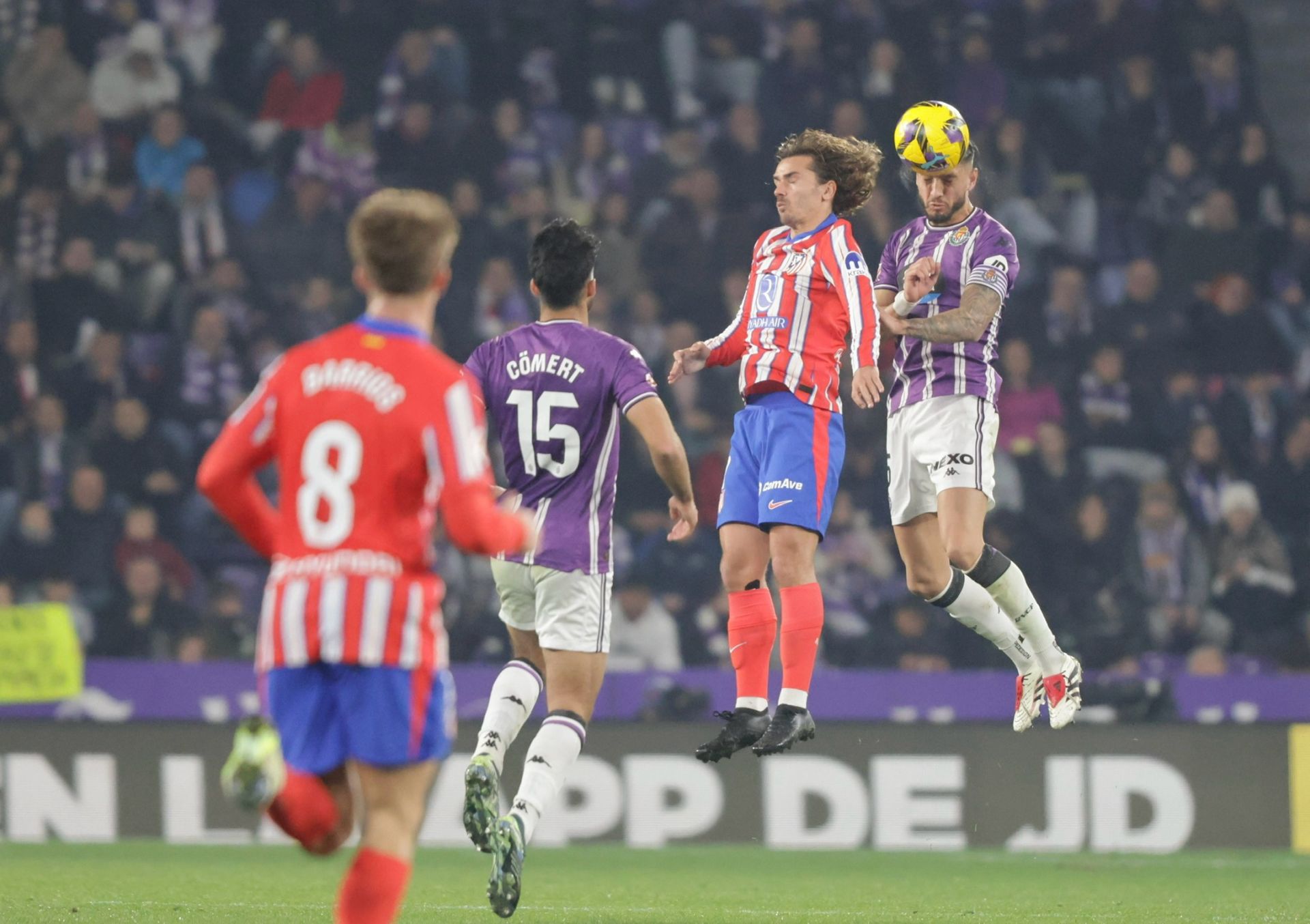 La derrota del Real Valladolid frente al Atlético de Madrid, en imágenes