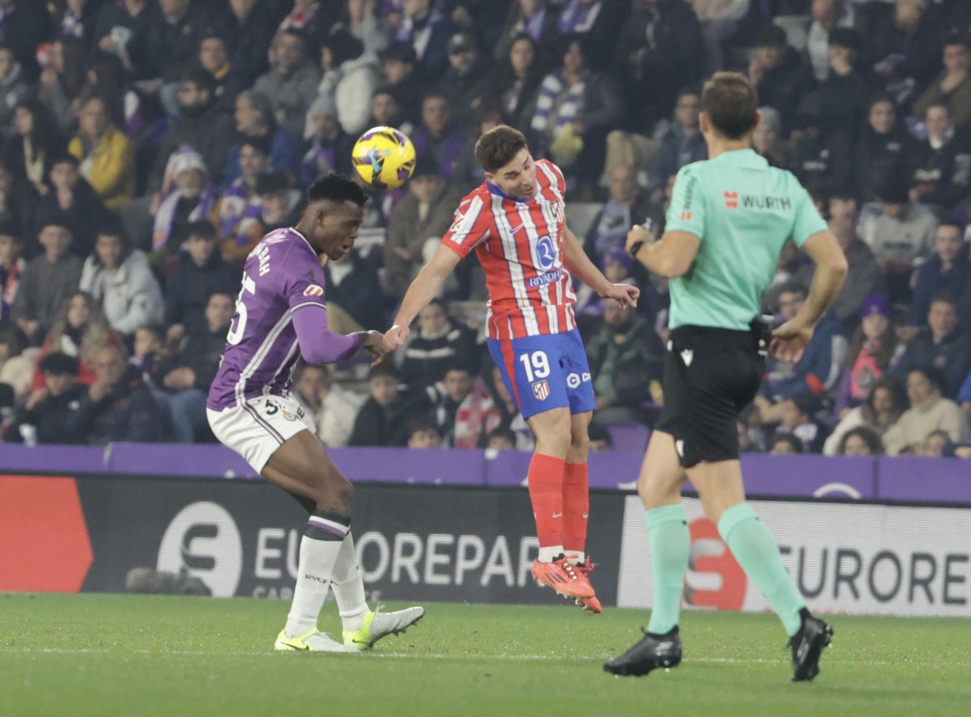 La derrota del Real Valladolid frente al Atlético de Madrid, en imágenes