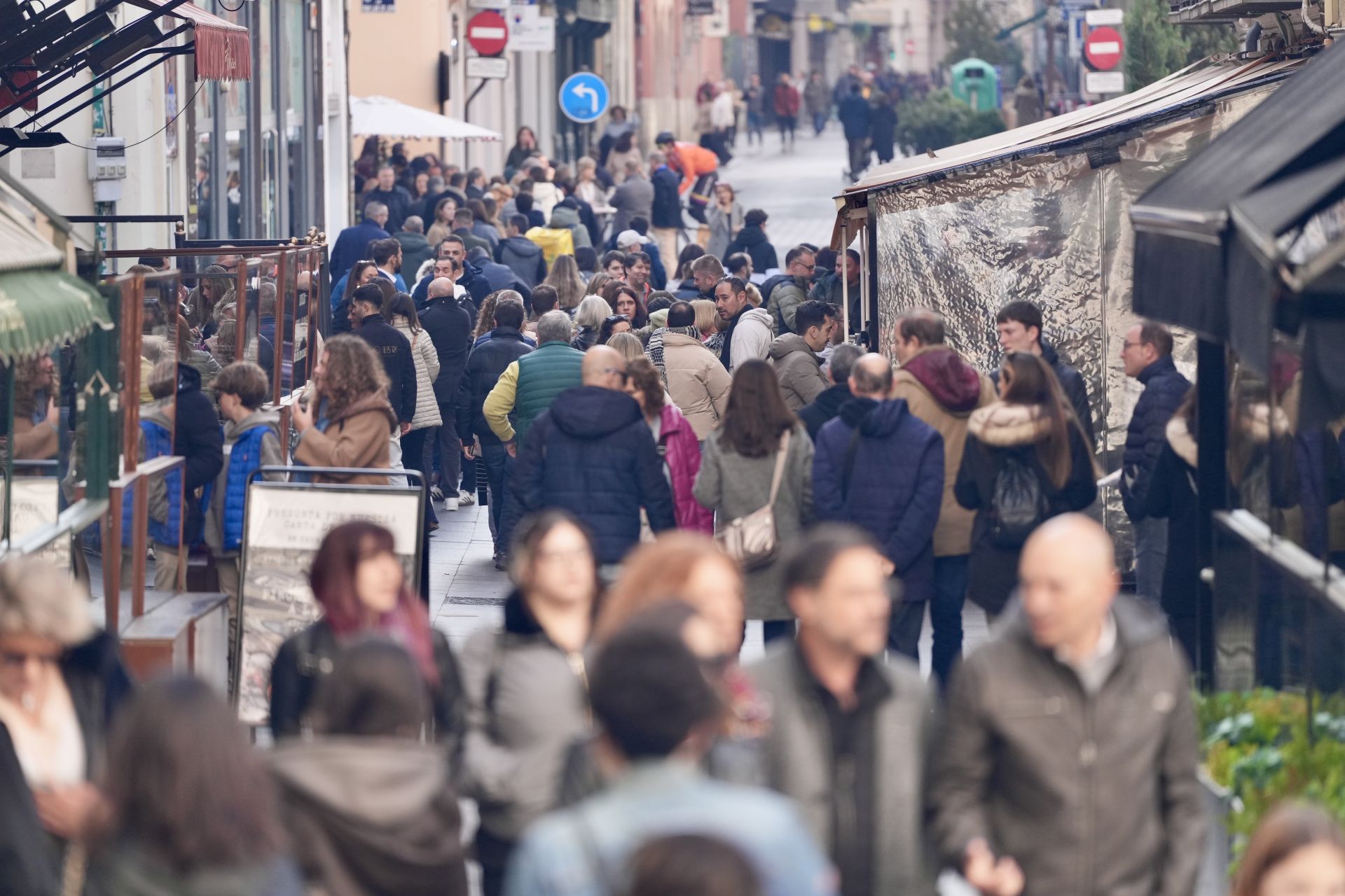 Las imágenes del ambiente navideño en Valladolid