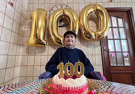 José Fernández cumple 100 años en Boecillo tras toda una vida dedicada al trabajo.