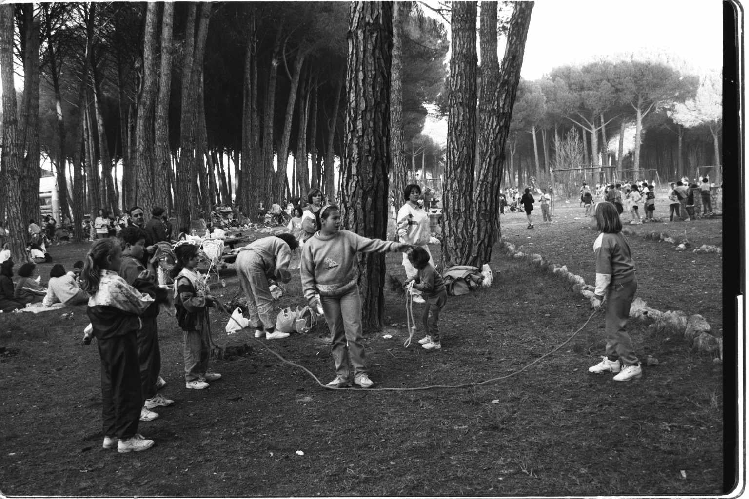 La tradicional fiesta de La Vieja. 1995.