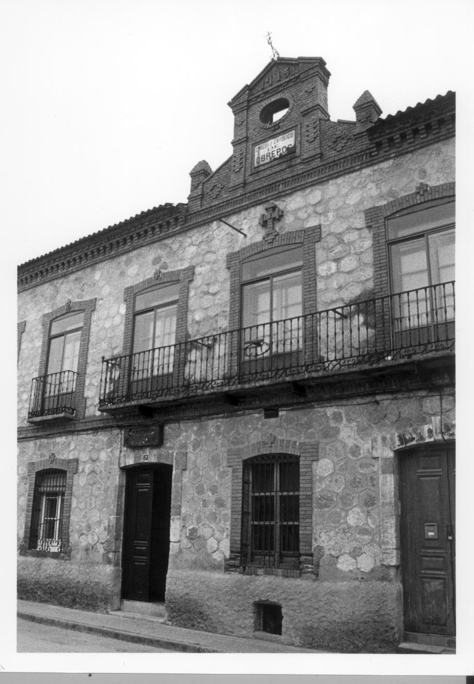 Fachada del Círculo Católico Obrero.