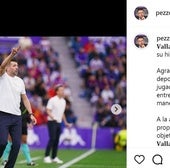 Pezzolano se despide con agradecimientos y deseando «lo mejor» al Real Valladolid