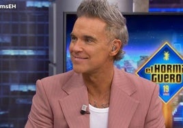 Robbie Williams en 'El Hormiguero'.