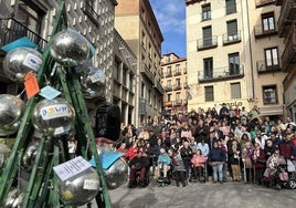 Participantes en el acto por el Día de las Personas con Discapacidad celebrado en la ciudad este martes.