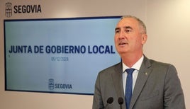 José Mazarías, tras la junta de gobierno local de este jueves.