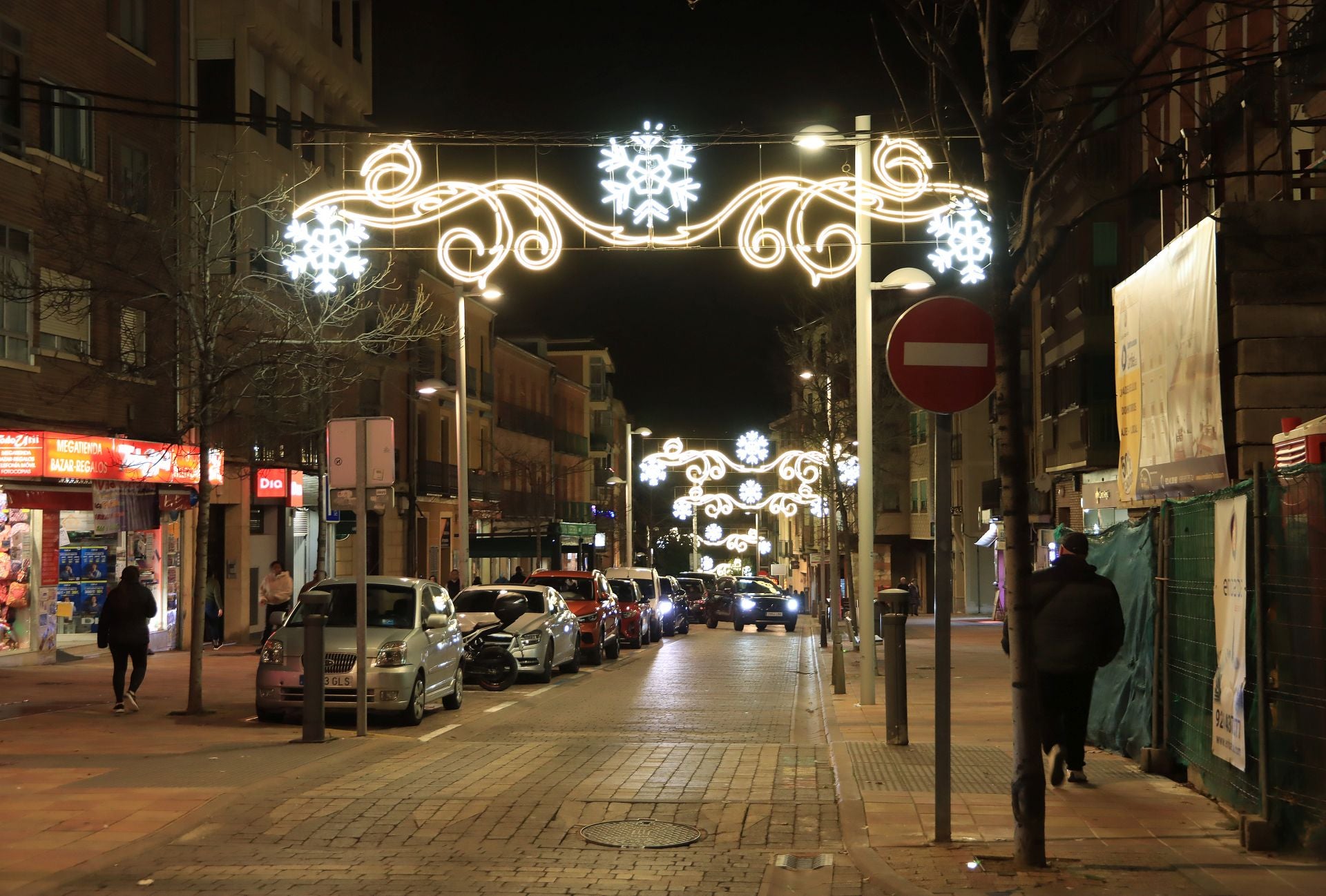 Fotografías de las luces de Navidad en Segovia