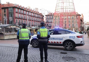 Refuerzo policial en el centro de Valladolid para cercar a los carteristas