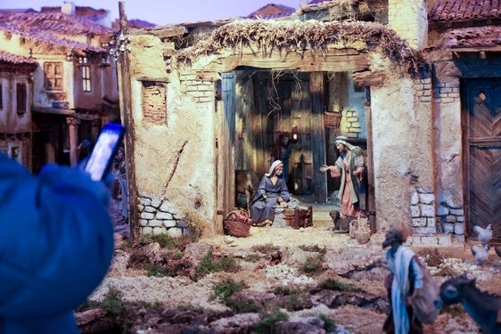 Belén en la iglesia de las Angustias, Valladolid.