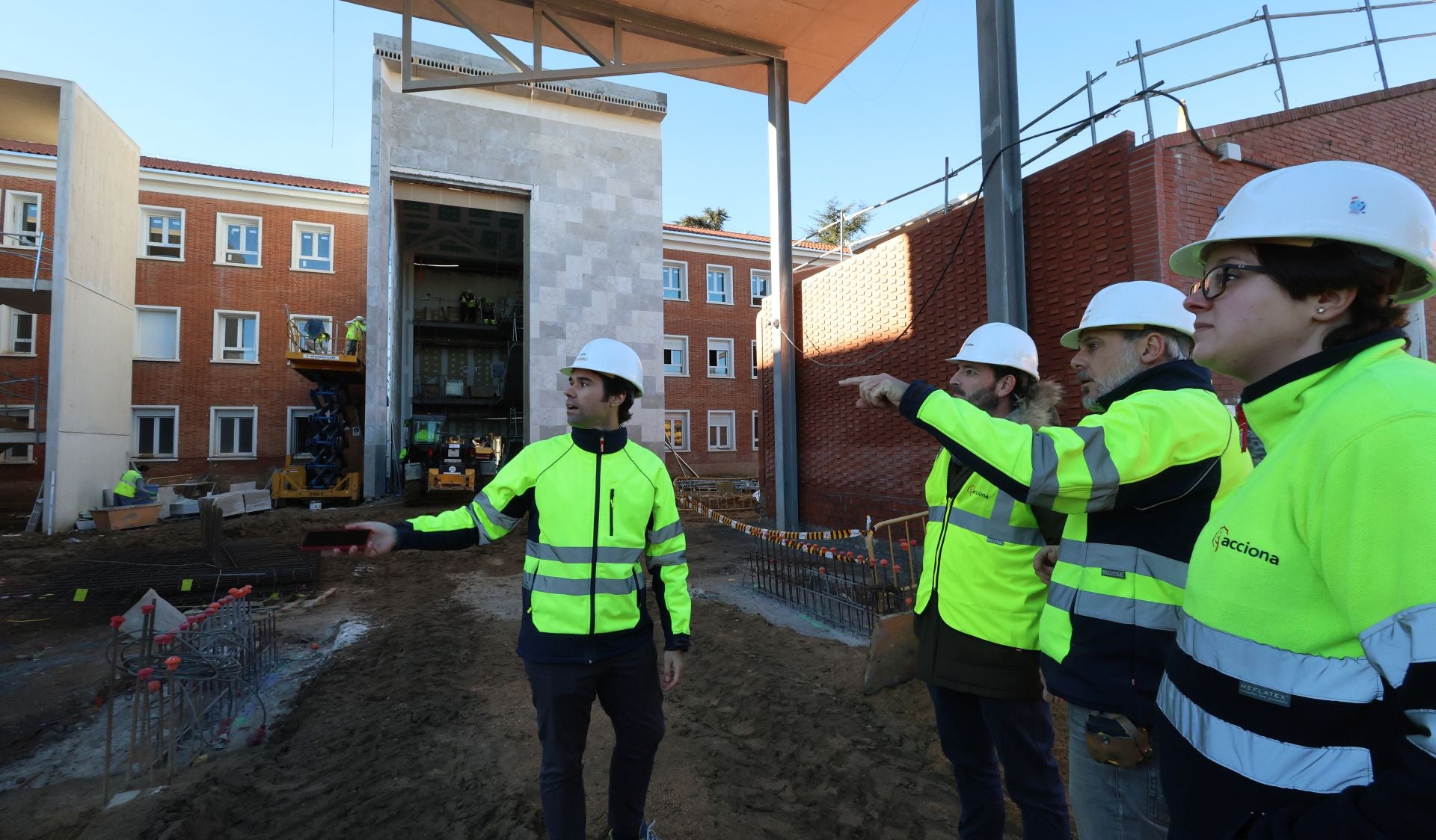 Así se desarrollan las obras de la Escuela de Enfermería