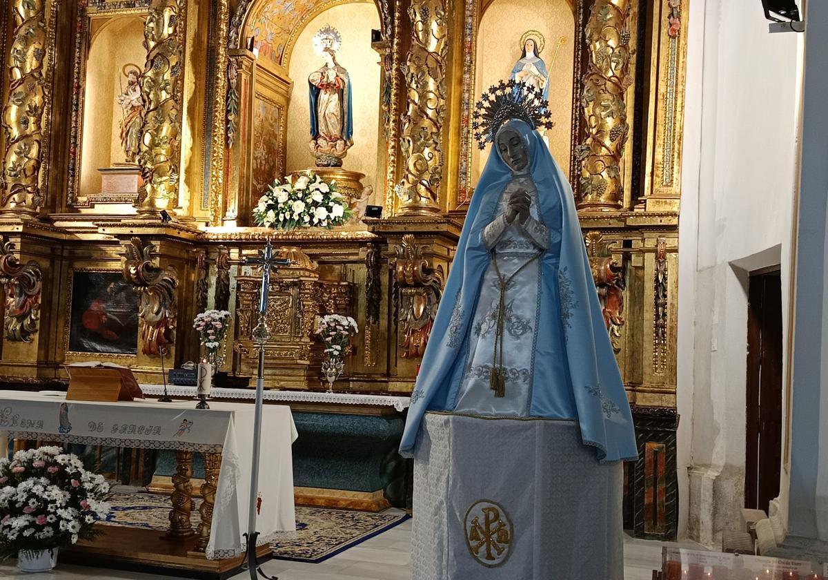 La Virgen de la Soledad de Cuéllar.